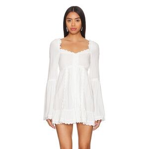 SUNFLOWER DRESS IN WHITE